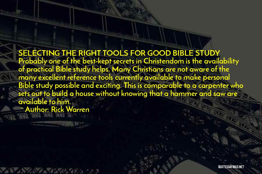 Best House Quotes By Rick Warren