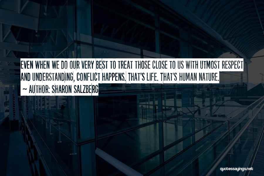Best Human Quotes By Sharon Salzberg