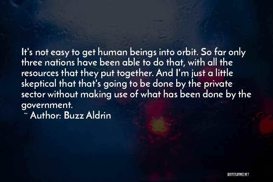 Best Human Resources Quotes By Buzz Aldrin