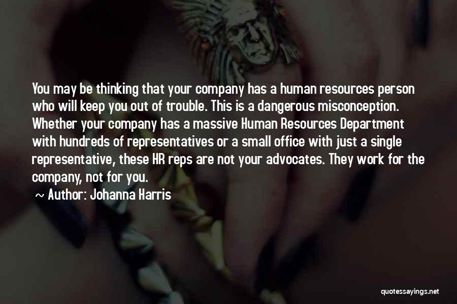 Best Human Resources Quotes By Johanna Harris