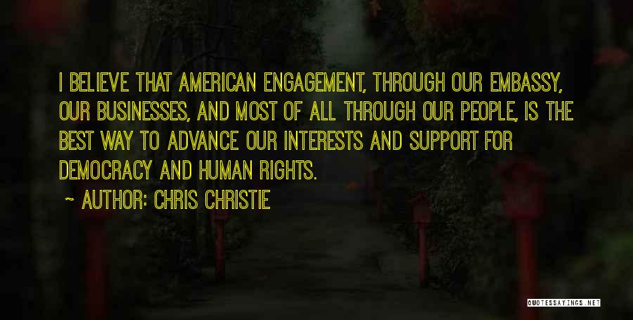 Best Human Rights Quotes By Chris Christie