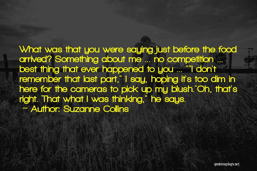 Best Hunger Games Peeta Quotes By Suzanne Collins