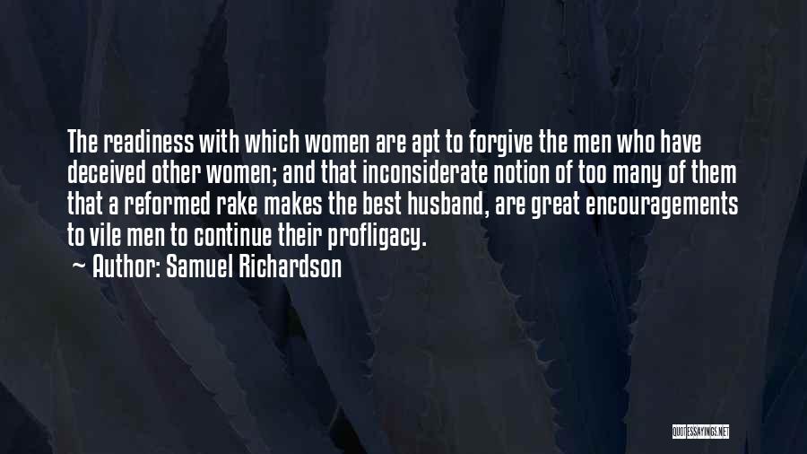 Best Husband Quotes By Samuel Richardson