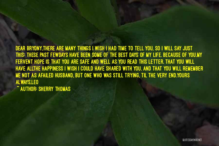 Best Husband Quotes By Sherry Thomas