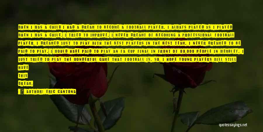 Best I Never Had Quotes By Eric Cantona