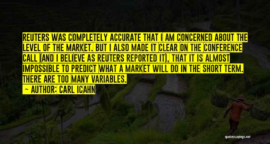 Best Icahn Quotes By Carl Icahn