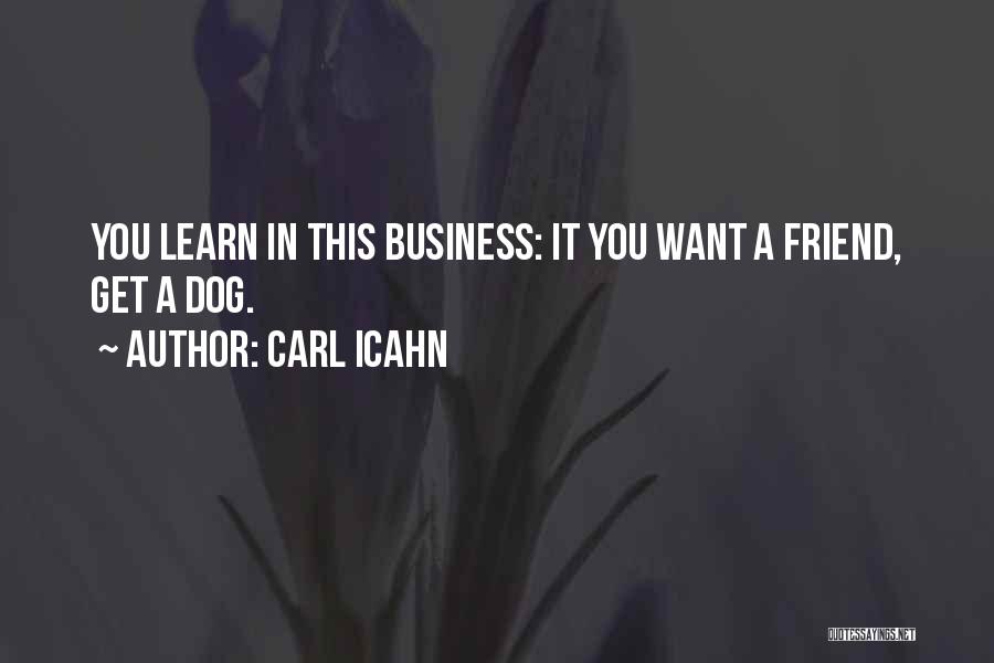 Best Icahn Quotes By Carl Icahn