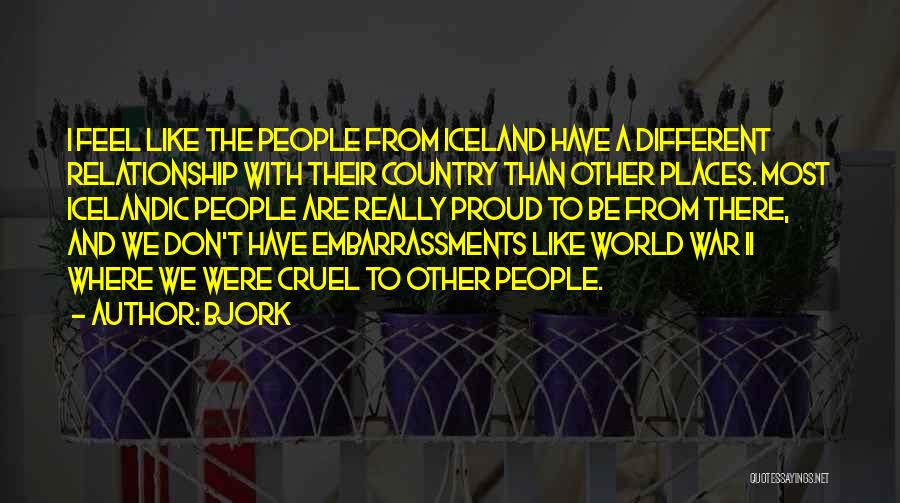 Best Icelandic Quotes By Bjork