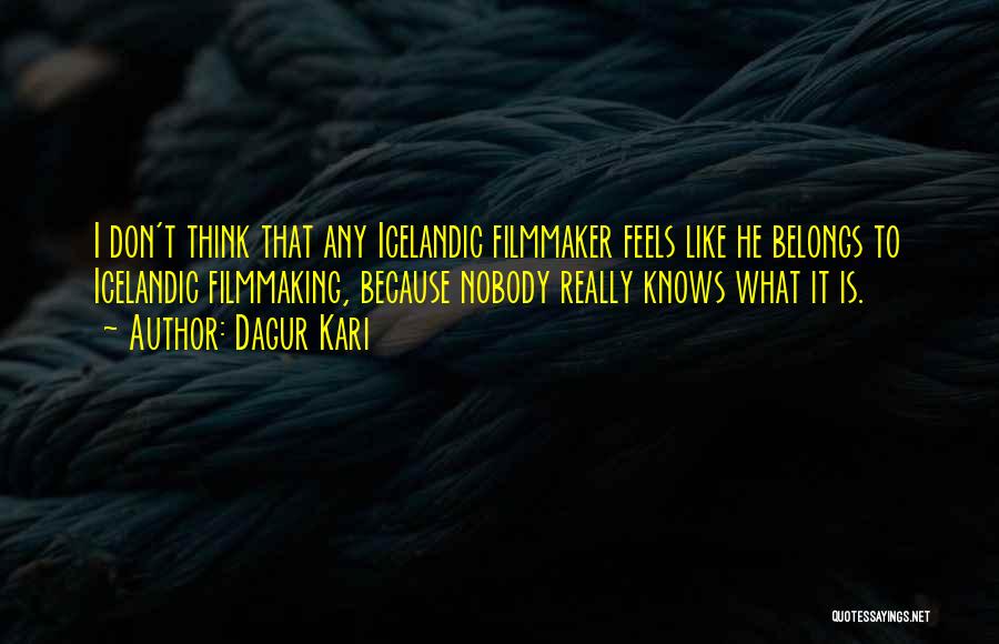Best Icelandic Quotes By Dagur Kari