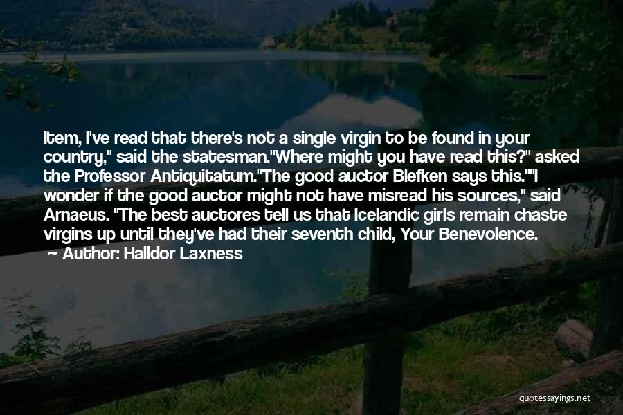 Best Icelandic Quotes By Halldor Laxness