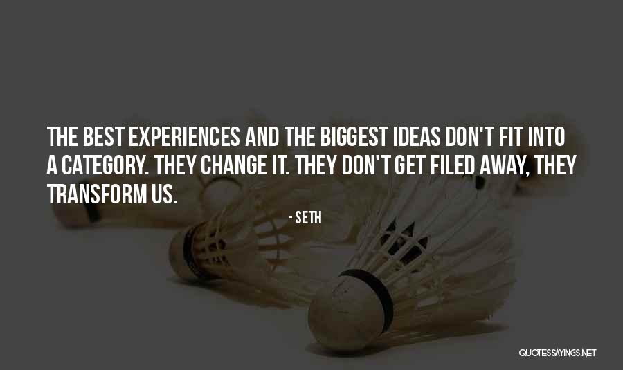 Best Ideas Quotes By Seth Best Ideas Quotes By Seth
