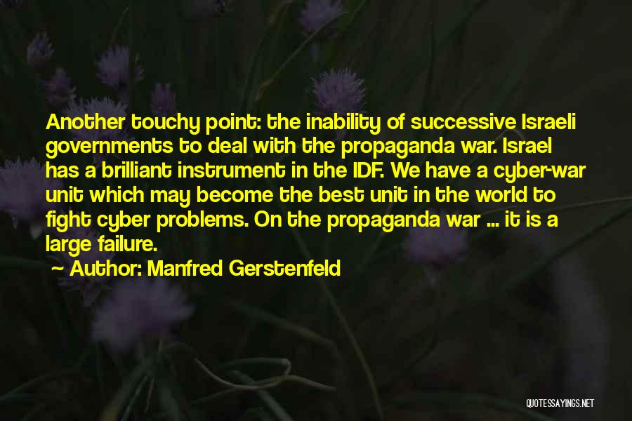 Best Idf Quotes By Manfred Gerstenfeld