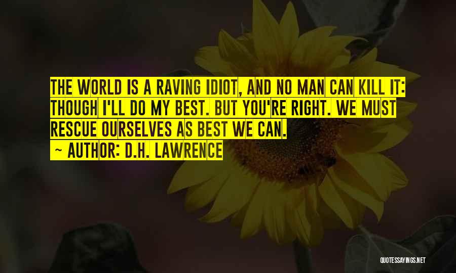 Best Idiot Quotes By D.H. Lawrence