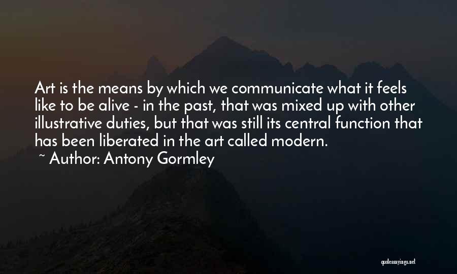 Best Illustrative Quotes By Antony Gormley