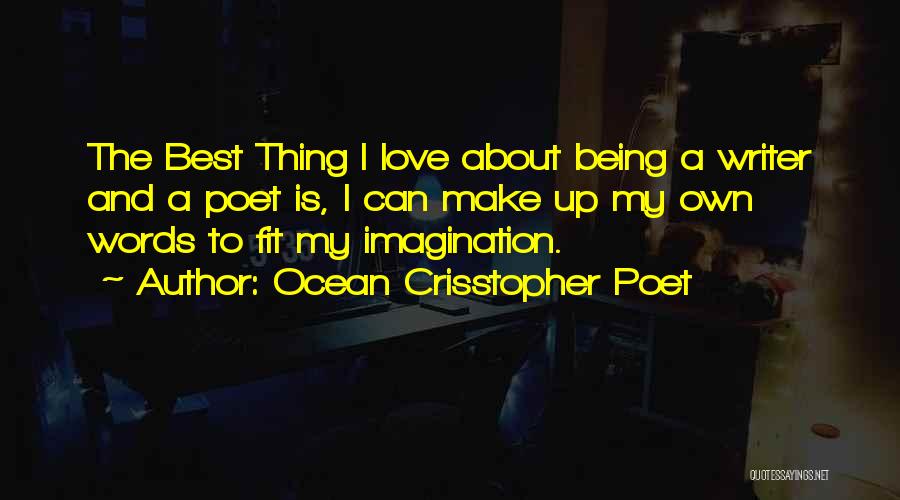 Best Imagination Quotes By Ocean Crisstopher Poet