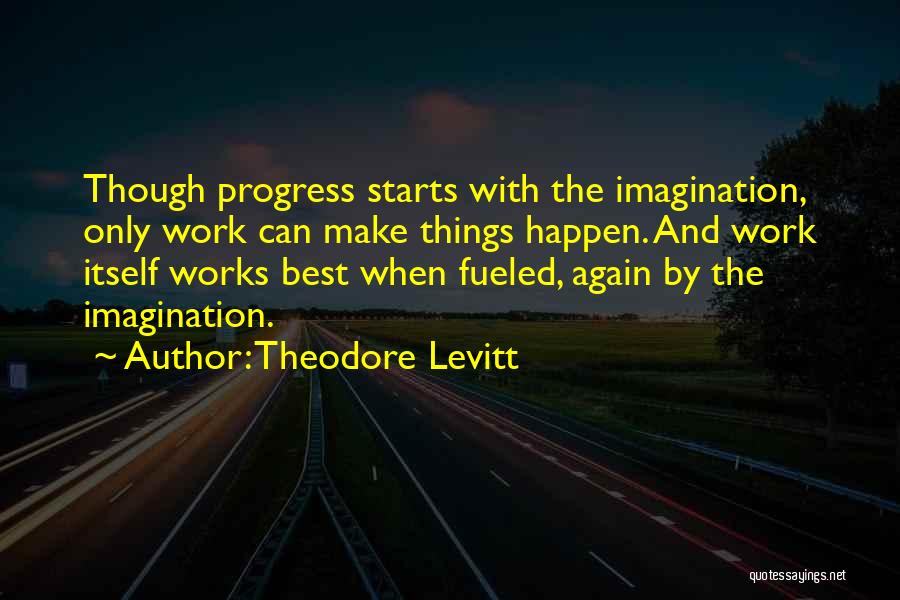 Best Imagination Quotes By Theodore Levitt