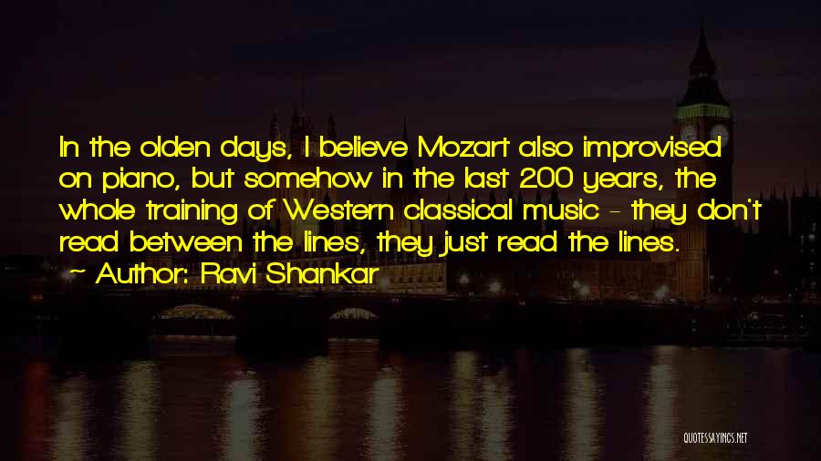 Best Improvised Quotes By Ravi Shankar