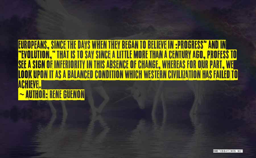 Best Inferiority Quotes By Rene Guenon