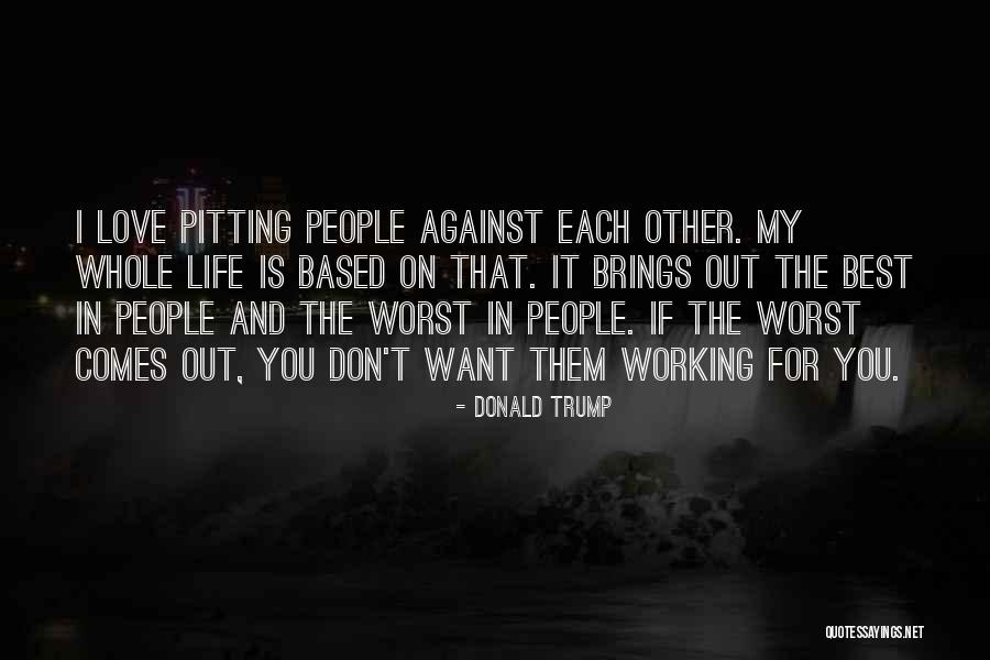 Best Inspirational And Love Quotes By Donald Trump