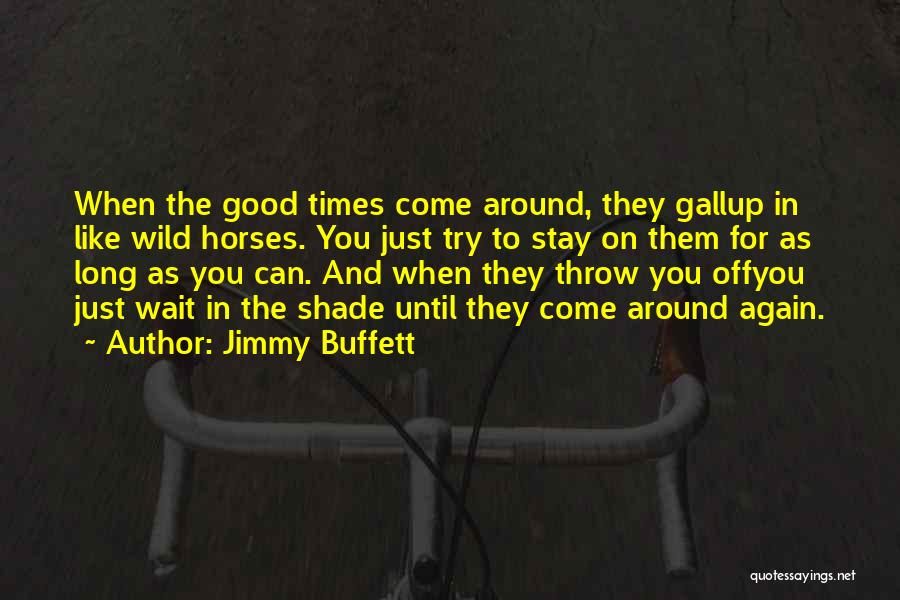 Best Inspirational Horse Quotes By Jimmy Buffett