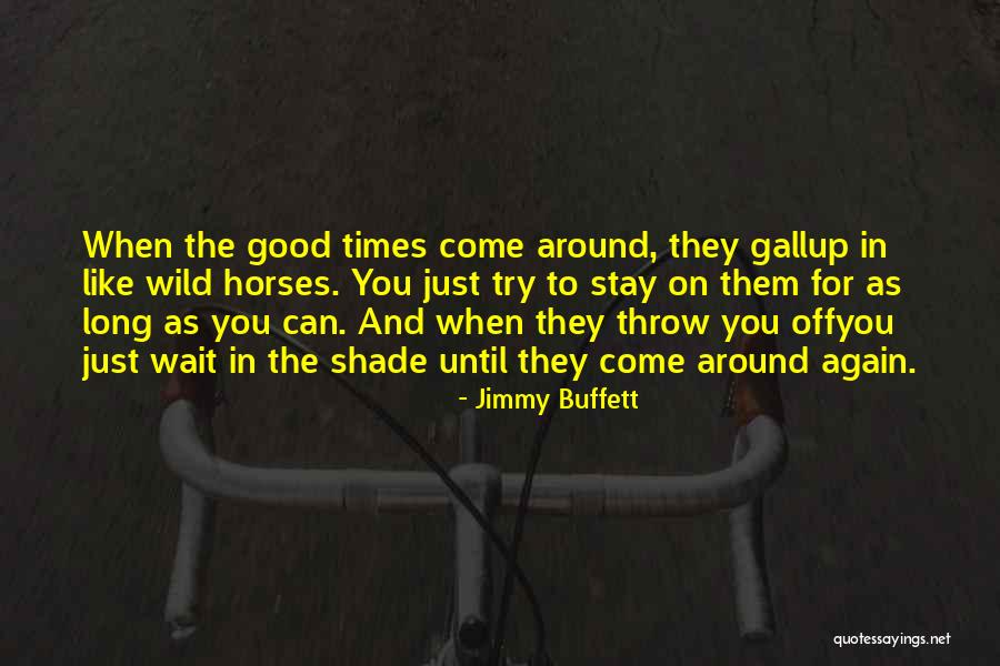 Best Inspirational Horse Quotes By Jimmy Buffett