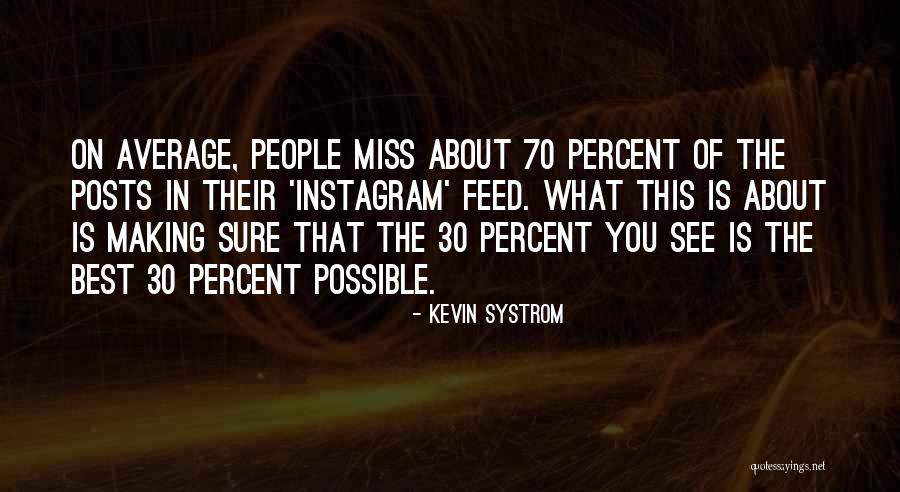 Best Instagram Quotes By Kevin Systrom