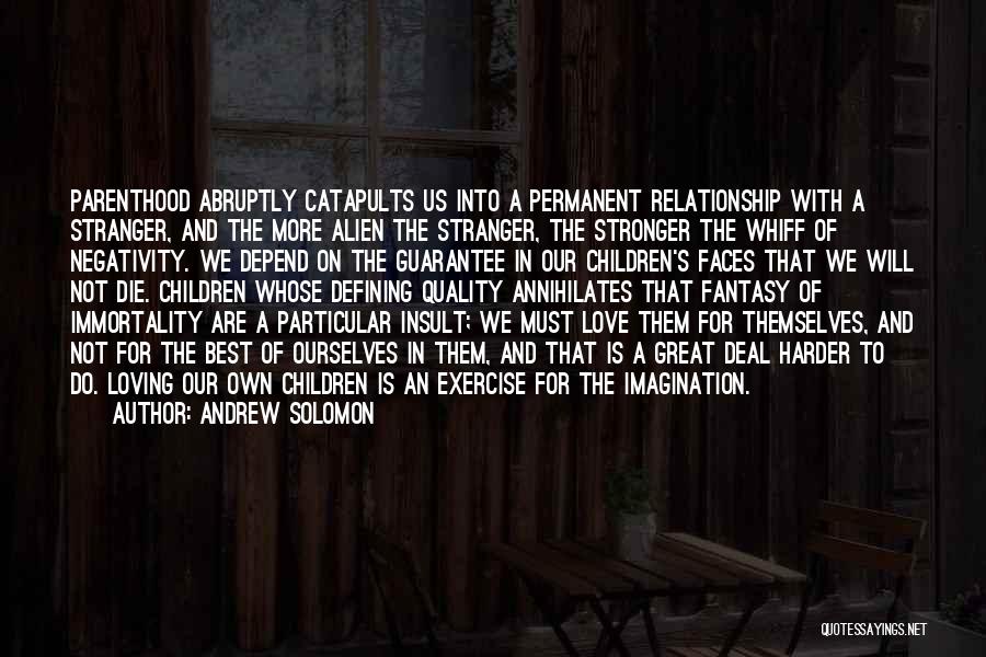 Best Insult Love Quotes By Andrew Solomon