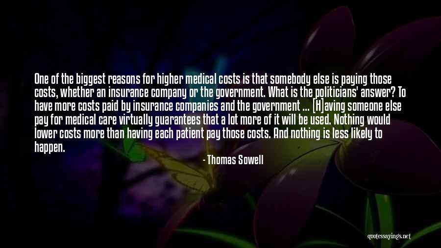 Best Insurance Company Quotes By Thomas Sowell