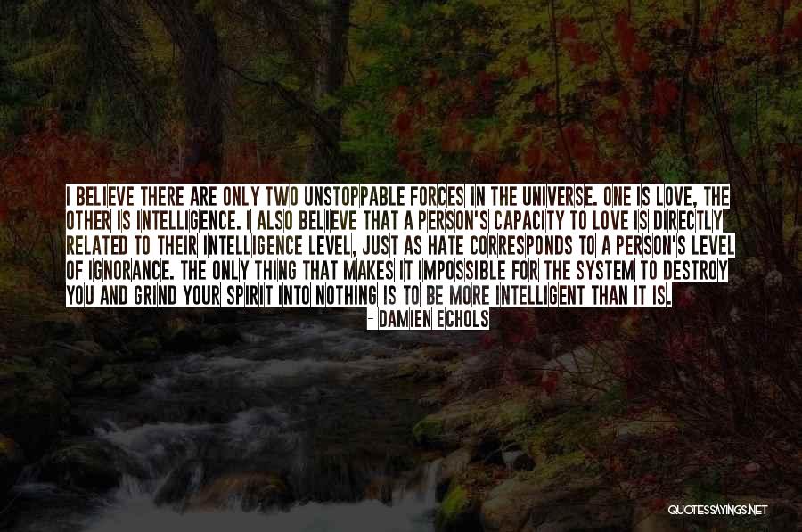 Best Intelligent Love Quotes By Damien Echols