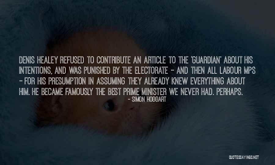 Best Intentions Quotes By Simon Hoggart Best Intentions Quotes By Simon Hoggart