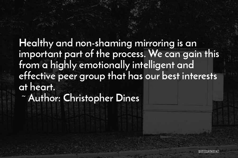 Best Interests At Heart Quotes By Christopher Dines