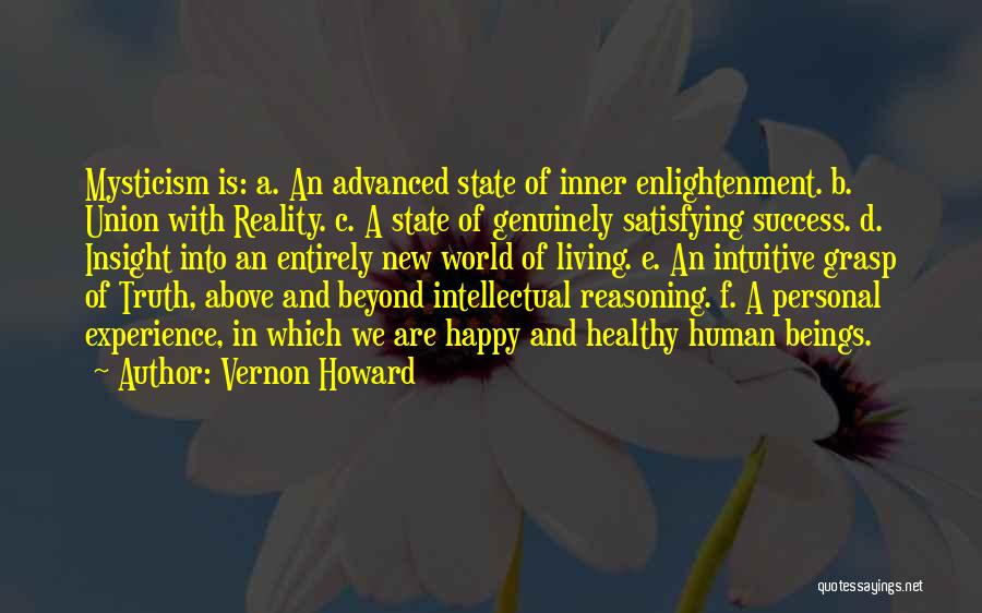 Best Intuitive Quotes By Vernon Howard