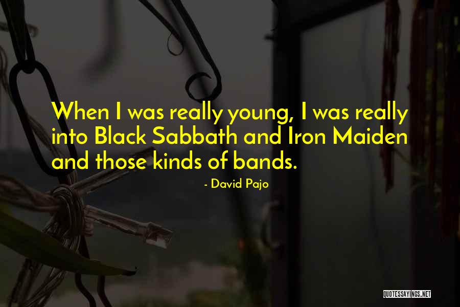 Best Iron Maiden Quotes By David Pajo