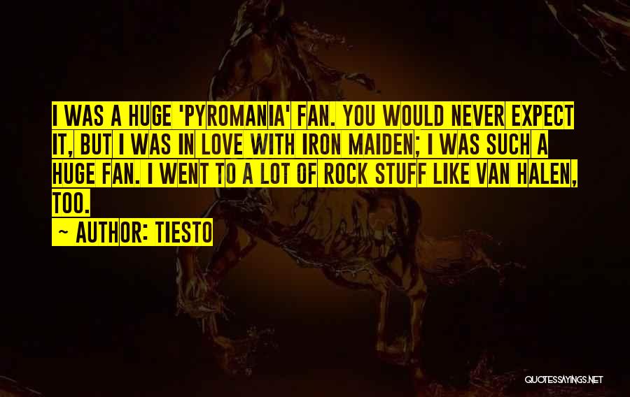 Best Iron Maiden Quotes By Tiesto