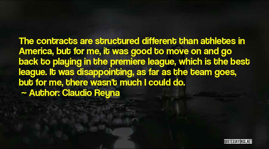 Best It Team Quotes By Claudio Reyna