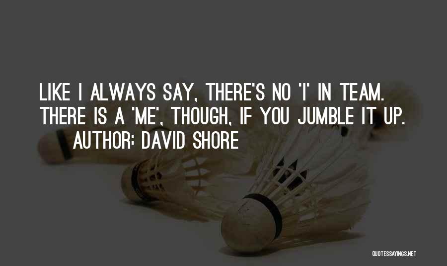 Best It Team Quotes By David Shore