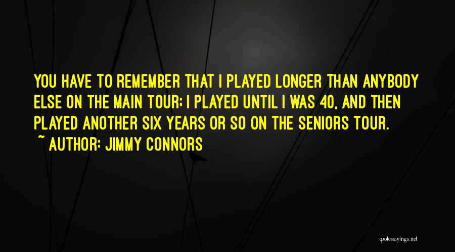 Best Jimmy Connors Quotes By Jimmy Connors