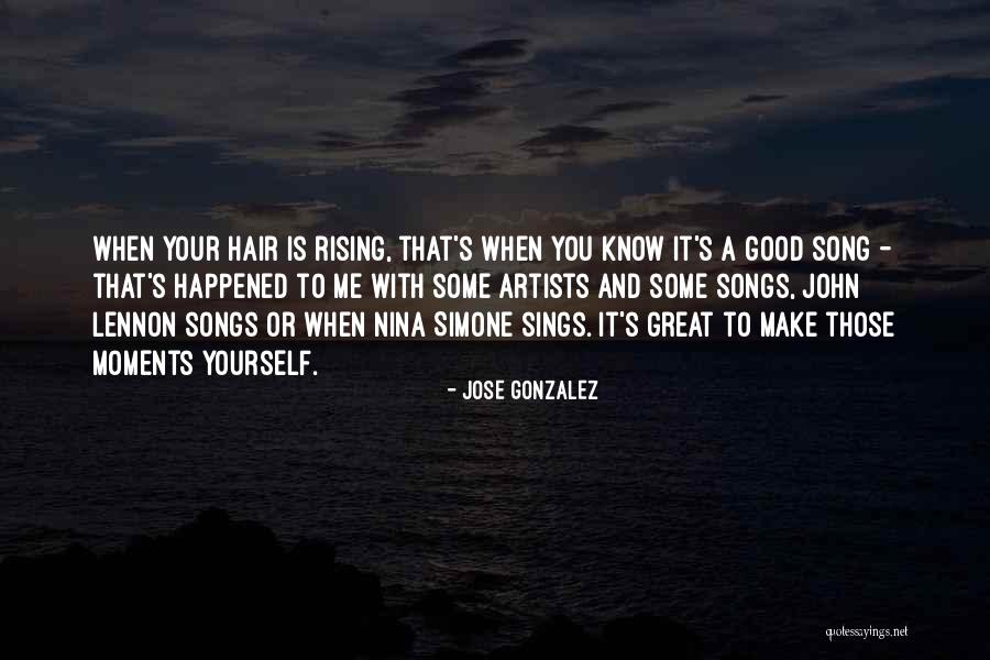 Best John Lennon Song Quotes By Jose Gonzalez