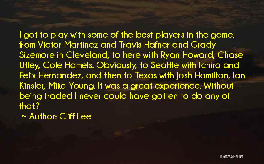 Best Josh Quotes By Cliff Lee