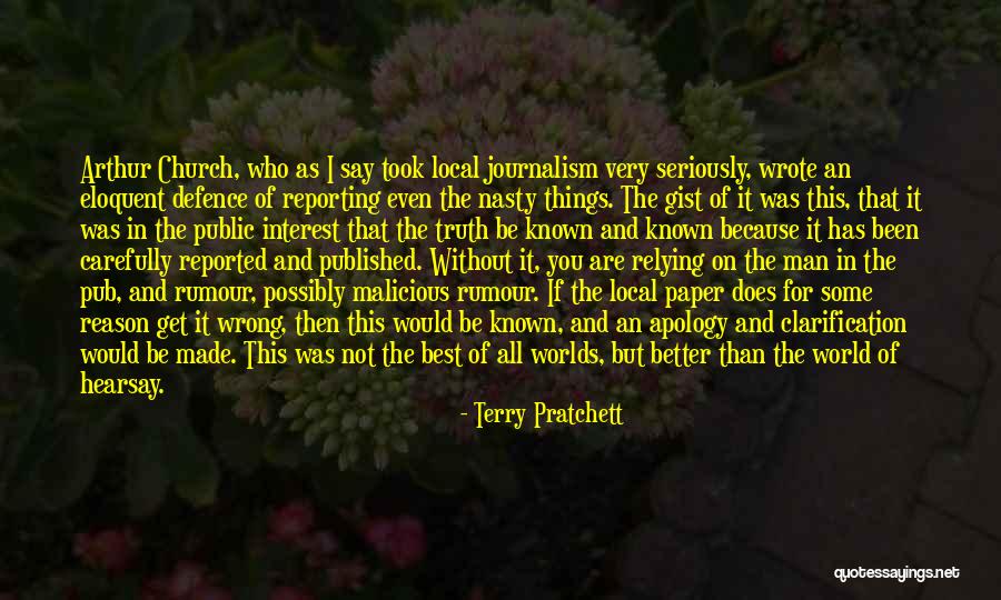 Best Journalism Quotes By Terry Pratchett Best Journalism Quotes By Terry Pratchett