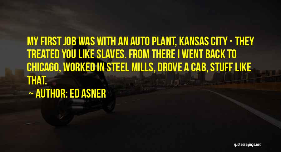 Best Kansas Quotes By Ed Asner