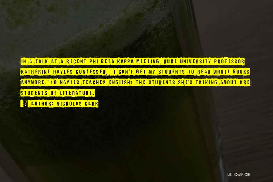 Best Kappa Quotes By Nicholas Carr Best Kappa Quotes By Nicholas Carr
