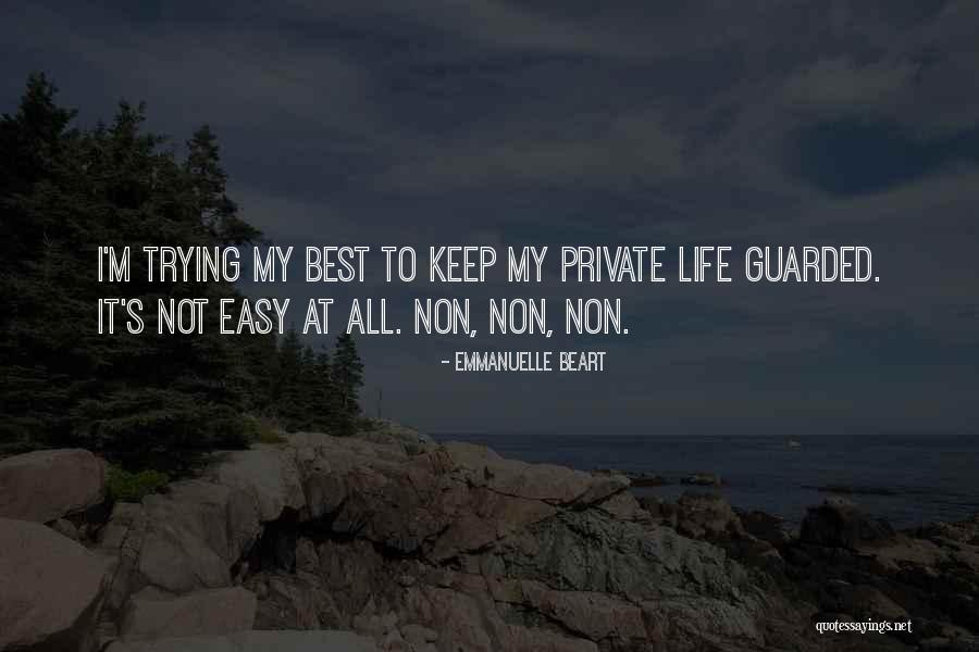 Best Keep Trying Quotes By Emmanuelle Beart Best Keep Trying Quotes By Emmanuelle Beart