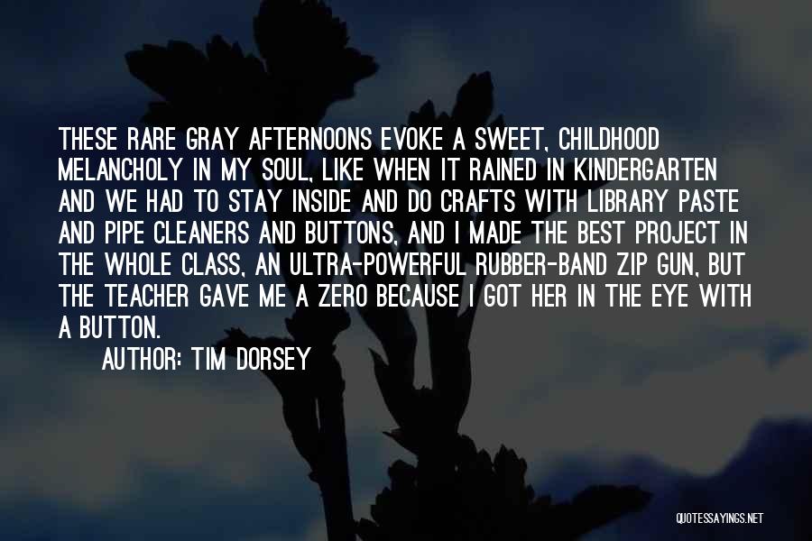 Best Kindergarten Teacher Quotes By Tim Dorsey