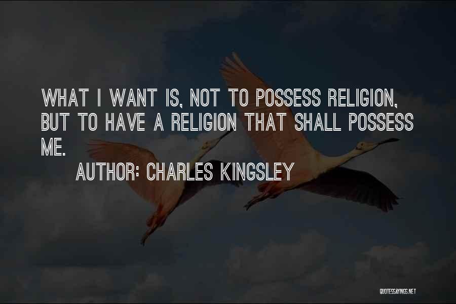 Best Kingsley Quotes By Charles Kingsley