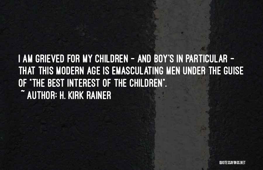 Best Kirk Quotes By H. Kirk Rainer