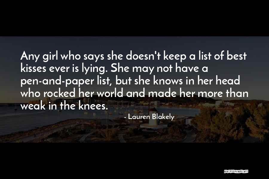 Best Kisses Quotes By Lauren Blakely