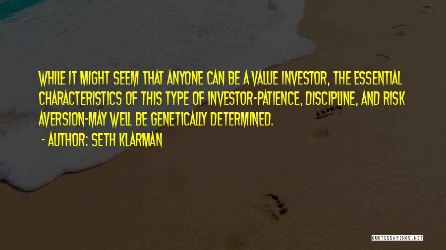 Best Klarman Quotes By Seth Klarman