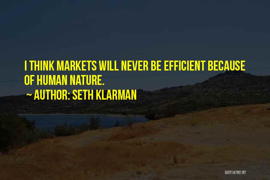 Best Klarman Quotes By Seth Klarman