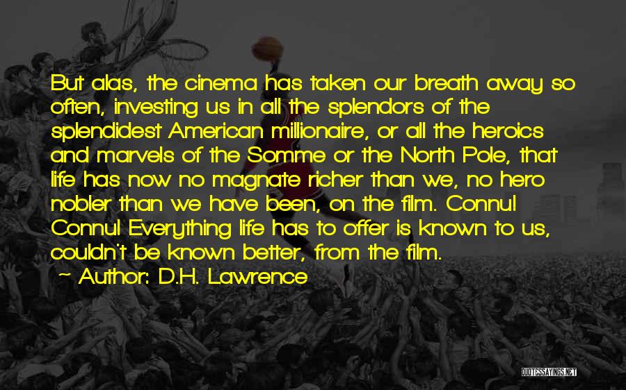 Best Known Film Quotes By D.H. Lawrence